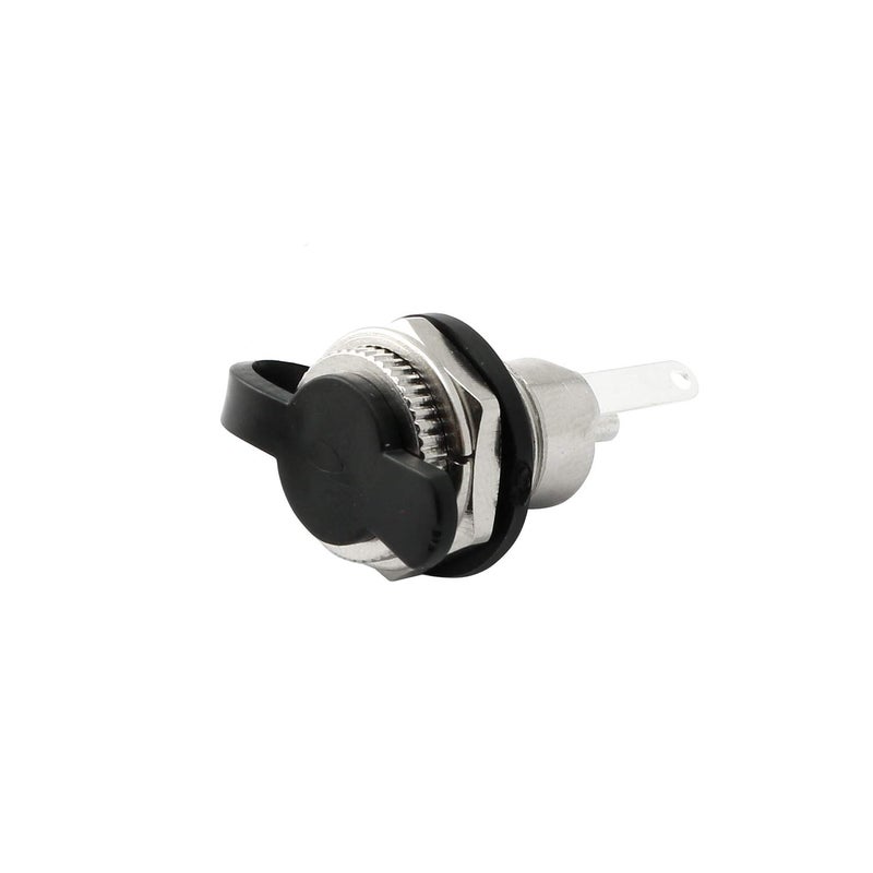 Maxmoral 3PCS DC-099 DC Power Socket Connector with Waterproof Cover Cap,Threaded Female Panel Mounting Adapter Power Jack 5.5 x 2.1mm - Image 3